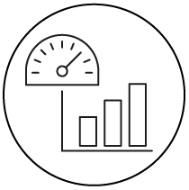 icon Image of meter and chart